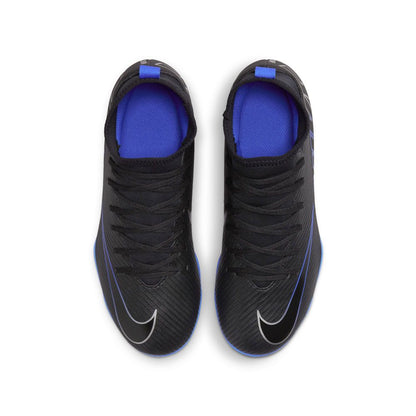 Nike Junior Zoom Mercurial Superfly 9 Dream Speed Club FG/MG Soccer Cleat- Black/Chrome/Hyper Royal