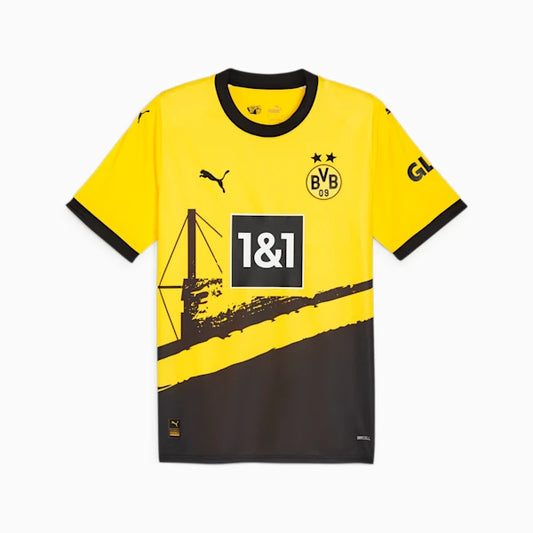 Men's Replica Puma Borussia Dortmund Home Jersey 23/24