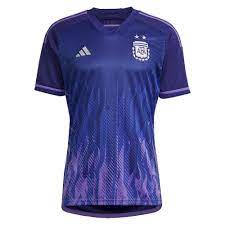 Men's Replica adidas Messi Argentina Away Jersey 2022