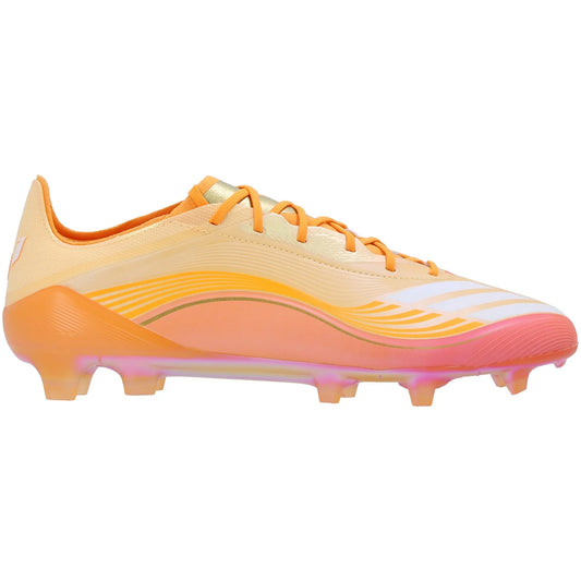 adidas F50 Elite Messi FG Firm Ground Soccer Cleats- Ice Tangerine / Gold Metallic / Pure Tangerine