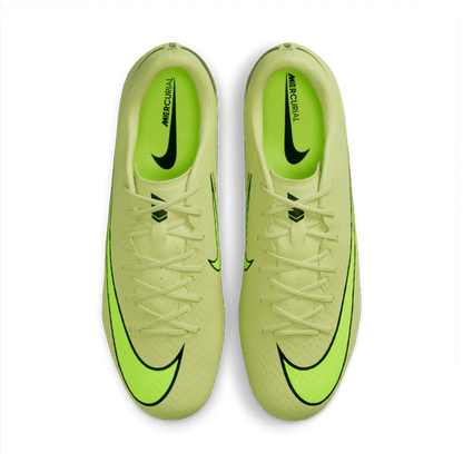 Nike Air Zoom Mercurial Vapor 16 Academy FG Firm Ground Soccer Cleats- Limelight/Volt-Hyper Crimson