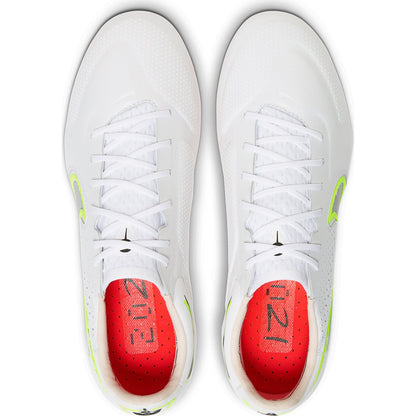 Nike Tiempo Legend 9 Elite FG Firm Ground Soccer Cleat -  White/Black/Bright Crimson/Pink Blast