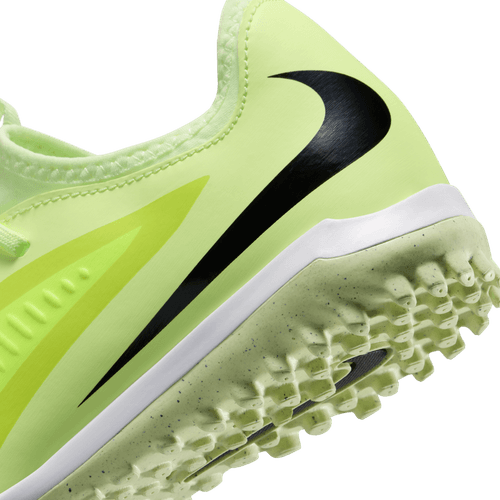 Nike Junior Phantom 6 Low Academy TF Turf Soccer Cleats - Hyper Crimson/ Black- Life lime