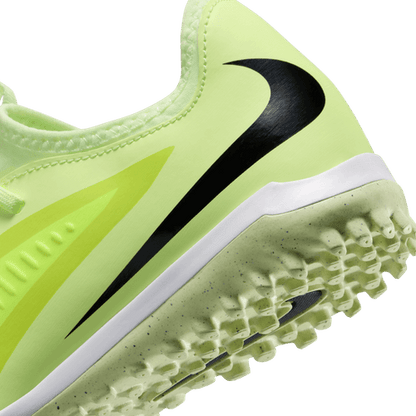 Nike Junior Phantom 6 Low Academy TF Turf Soccer Cleats - Hyper Crimson/ Black- Life lime