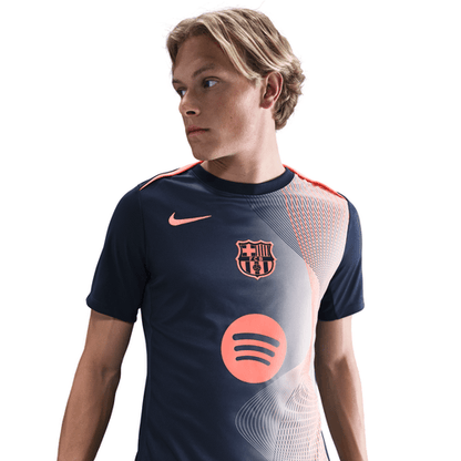 Men's Nike FC Barcelona Dri-FIT Soccer Pre-Match Top