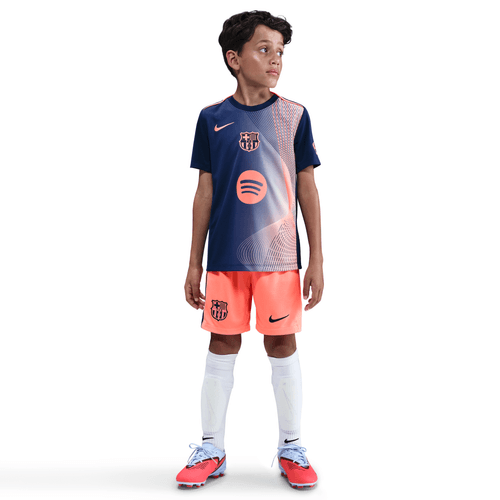 Kid's Nike FC Barcelona Dri-FIT Soccer Pre-Match Top