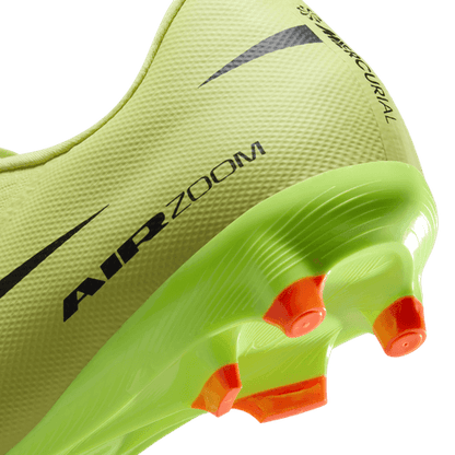 Nike Air Zoom Mercurial Vapor 16 Academy FG Firm Ground Soccer Cleats- Limelight/Volt-Hyper Crimson
