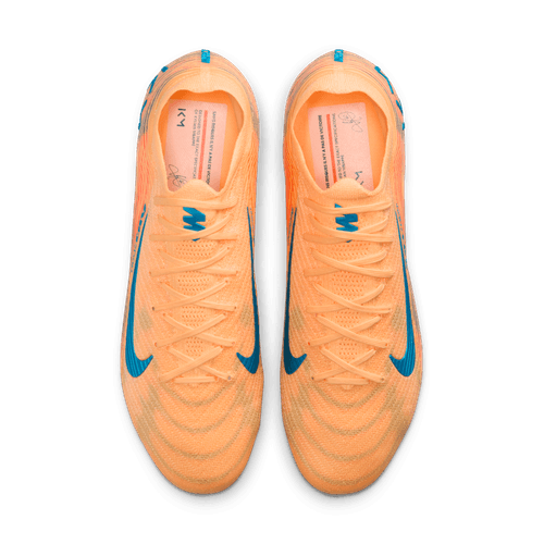Nike Mercurial Vapor 16 Elite "Kylian Mbappé" Firm-Ground Low-Top Soccer Cleats -Melon Tint/Neo Torqu-Igloo