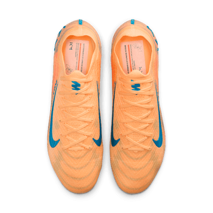 Nike Mercurial Vapor 16 Elite "Kylian Mbappé" Firm-Ground Low-Top Soccer Cleats -Melon Tint/Neo Torqu-Igloo