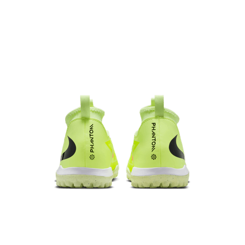 Nike Junior Phantom 6 High Academy TF Turf Soccer Cleats - Hyper Crimson