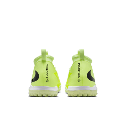 Nike Junior Phantom 6 High Academy TF Turf Soccer Cleats - Hyper Crimson