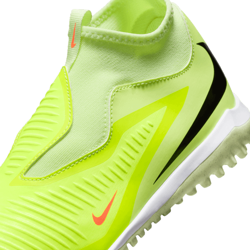 Nike Junior Phantom 6 High Academy TF Turf Soccer Cleats - Hyper Crimson