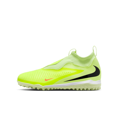 Nike Junior Phantom 6 High Academy TF Turf Soccer Cleats - Hyper Crimson