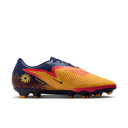 Nike Phantom 6 Low Academy FG "Erling Haaland" Firm Ground Soccer Cleats- Laser Orange/Lemon Venom/Blue Void