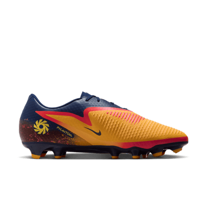 Nike Phantom 6 Low Academy FG "Erling Haaland" Firm Ground Soccer Cleats- Laser Orange/Lemon Venom/Blue Void
