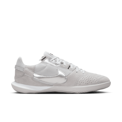 Jr Nike StreetGato Indoor Soccer Shoe- Grey/Silver