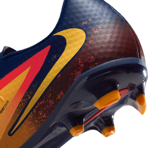 Nike Phantom 6 Low Academy FG "Erling Haaland" Firm Ground Soccer Cleats- Laser Orange/Lemon Venom/Blue Void
