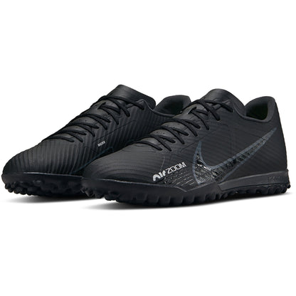 Nike Zoom Vapor 15 Academy TF Turf Soccer Shoes - Black/Grey/SummitWhite/Volt