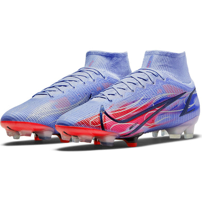 Nike Mercurial Superfly 8 Elite Mbappe FG Soccer Cleat - KM Flames