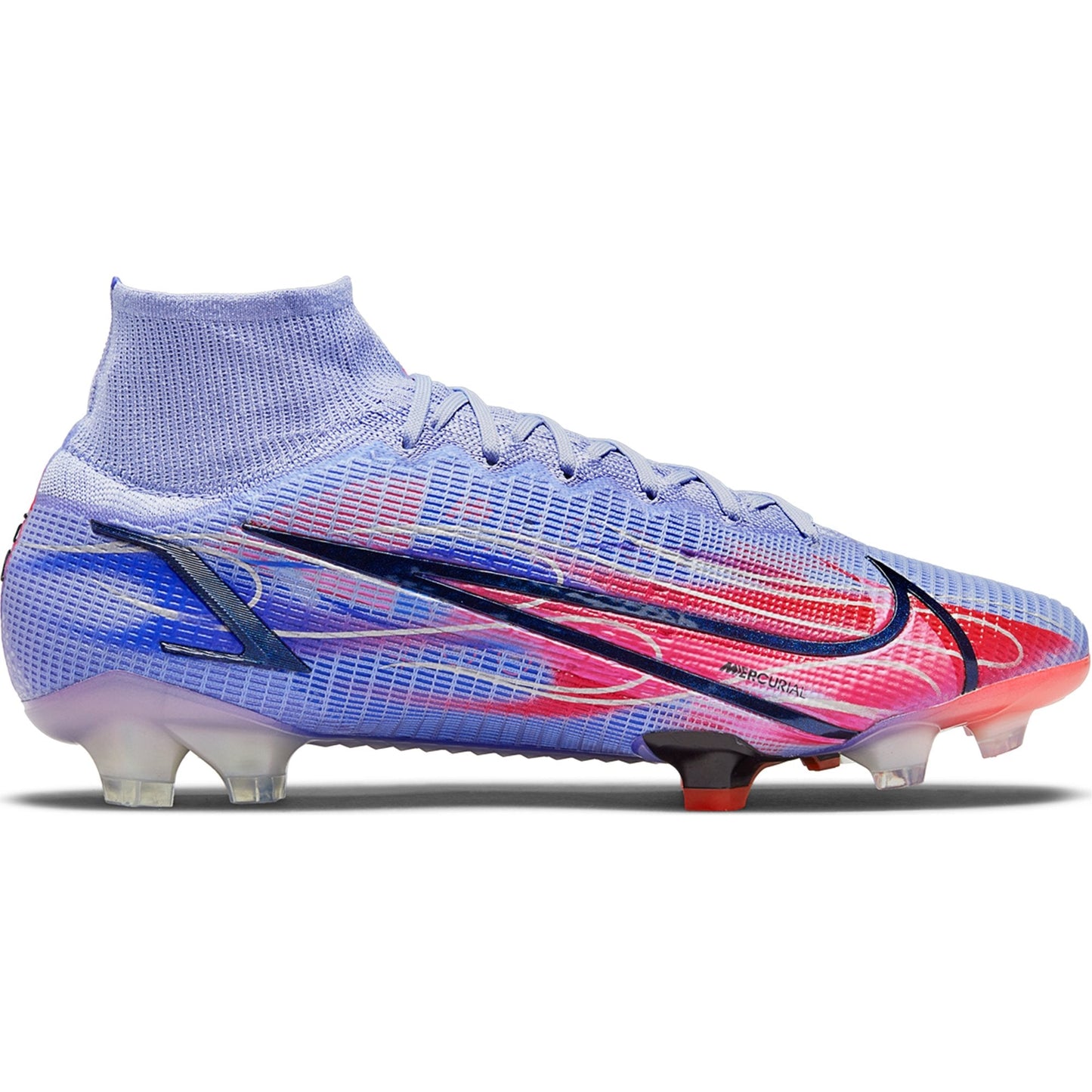 Nike Mercurial Superfly 8 Elite Mbappe FG Soccer Cleat - KM Flames