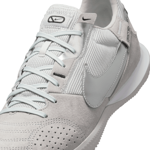 Jr Nike StreetGato Indoor Soccer Shoe- Grey/Silver