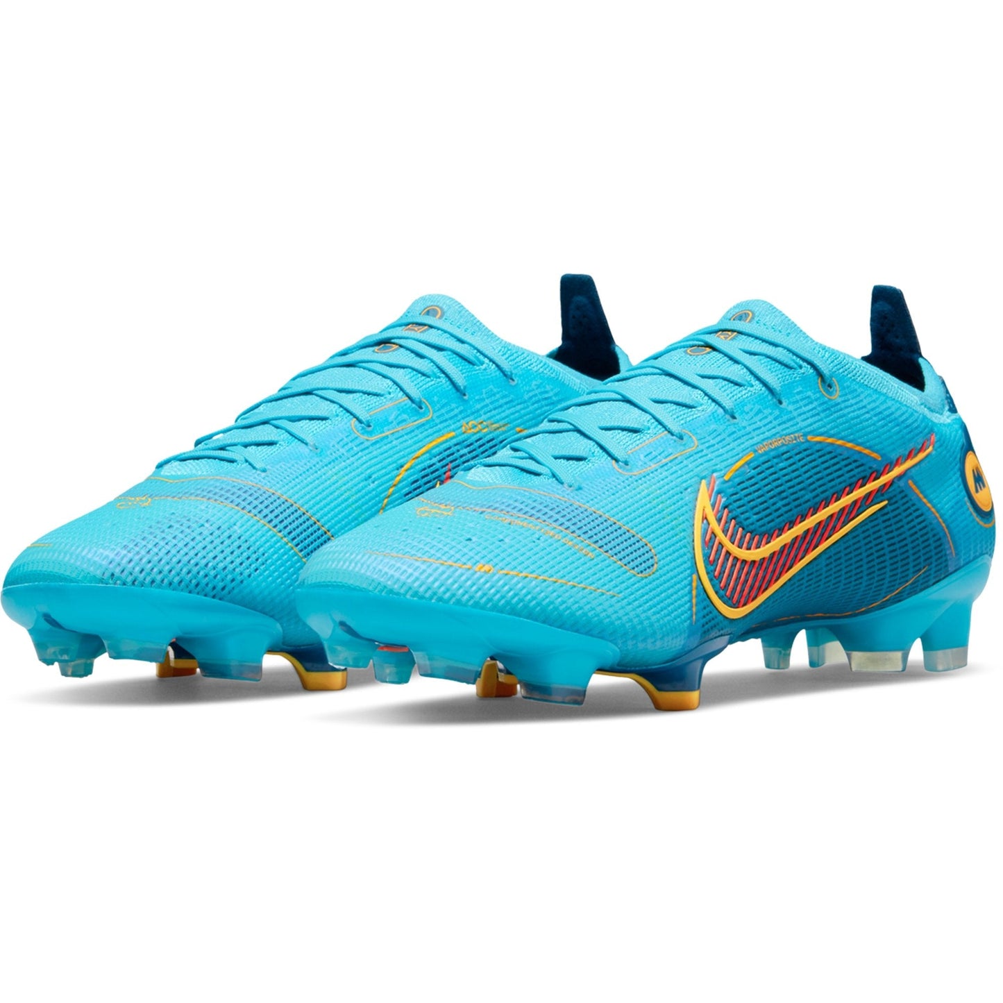 Nike Mercurial Vapor 14 Elite FG Firm Ground Soccer Cleat - Chlorine Blue/Laser Orange/Marina/Bright Crimson