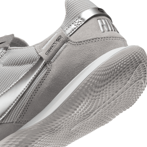 Jr Nike StreetGato Indoor Soccer Shoe- Grey/Silver