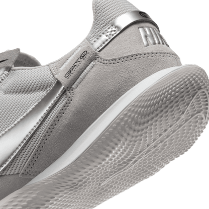 Jr Nike StreetGato Indoor Soccer Shoe- Grey/Silver