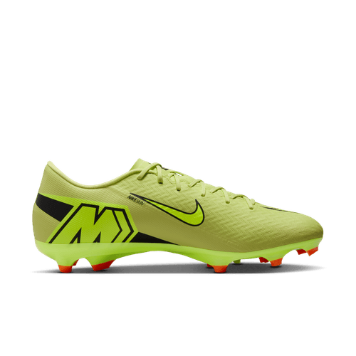Nike Air Zoom Mercurial Vapor 16 Academy FG Firm Ground Soccer Cleats- Limelight/Volt-Hyper Crimson
