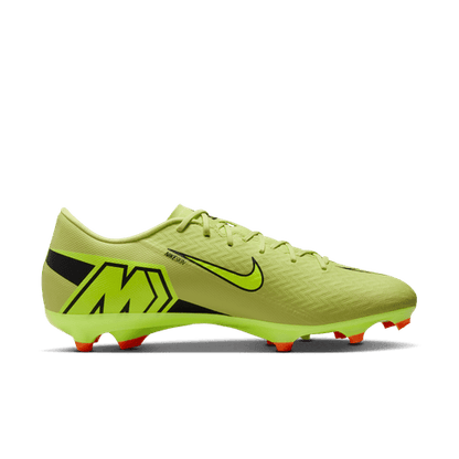 Nike Air Zoom Mercurial Vapor 16 Academy FG Firm Ground Soccer Cleats- Limelight/Volt-Hyper Crimson