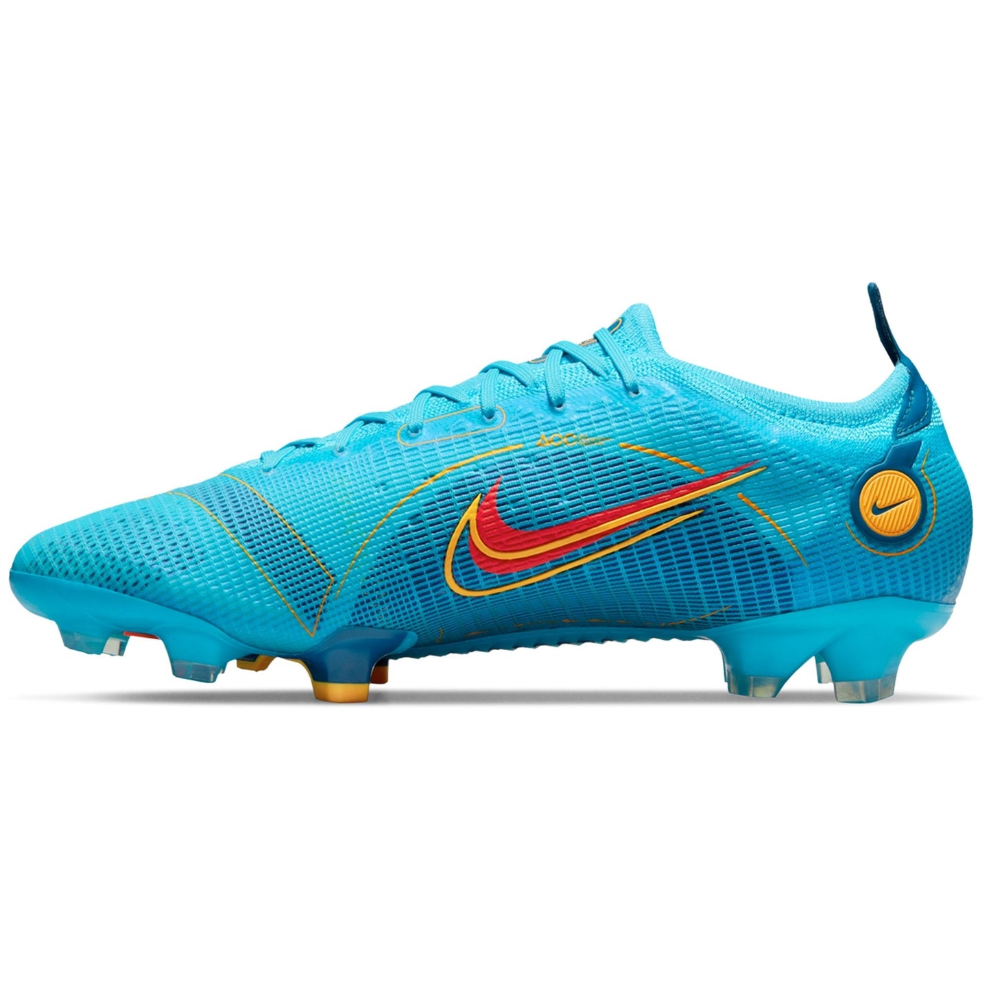 Nike Mercurial Vapor 14 Elite FG Firm Ground Soccer Cleat - Chlorine Blue/Laser Orange/Marina/Bright Crimson