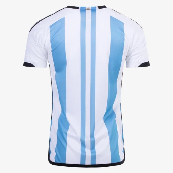 Youth Replica adidas Argentina THREE STAR Home Jersey 2023