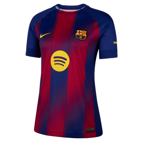 FC Barcelona 2025/26 Stadium Home Women's Nike Dri-FIT Soccer Replica Jersey