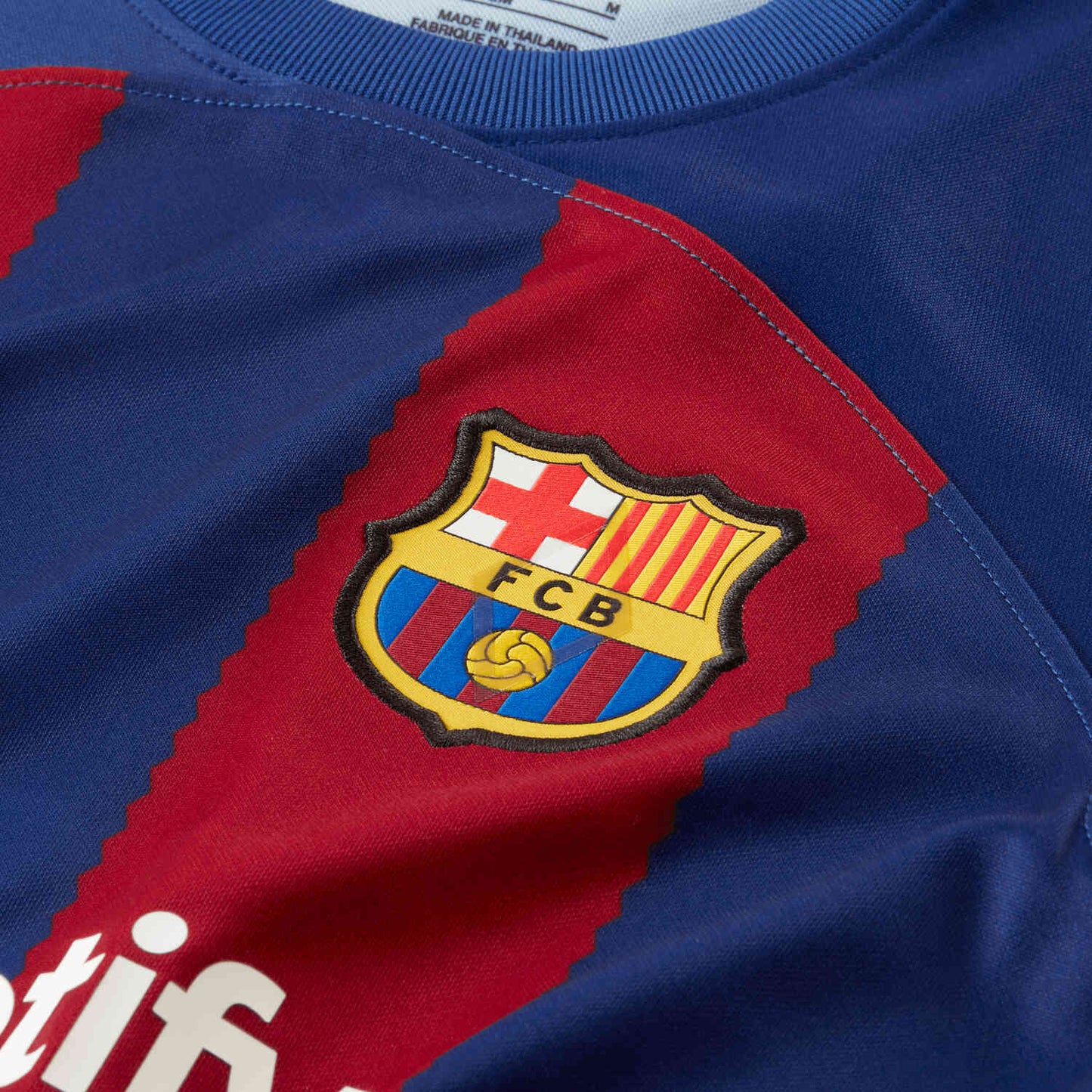 Youth Replica Nike Barcelona Home Jersey 23/24