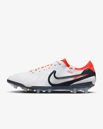 Nike Legend 10 Elite AG Artificial-Grass Soccer Cleat - White/Bright Crimson/Black