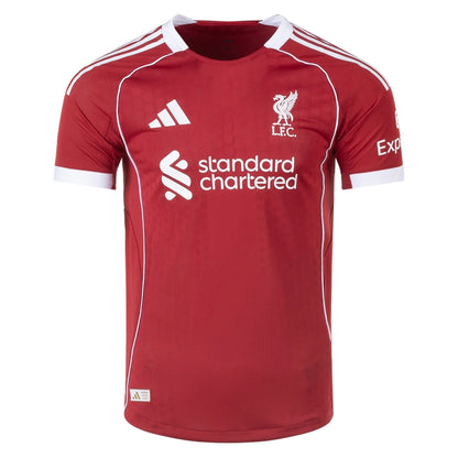 Men's Authentic adidas Liverpool Home Jersey 25/26