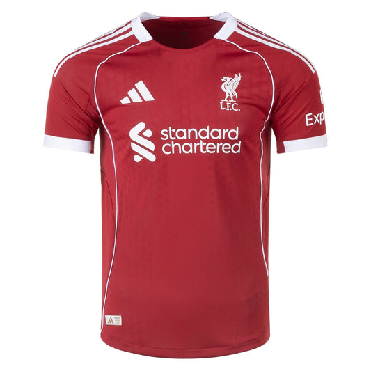 Men's Authentic adidas Liverpool Home Jersey 25/26