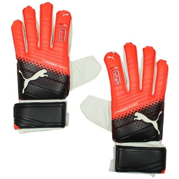 EvoPower Protect 3.3 Puma Goal-keeper Gloves - MENS Black/Red Blast