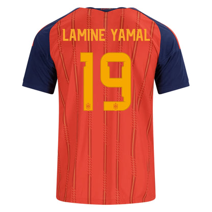 Kid's Replica adidas Spain Lamine Yamal Home Jersey 2026 - 2 Stars