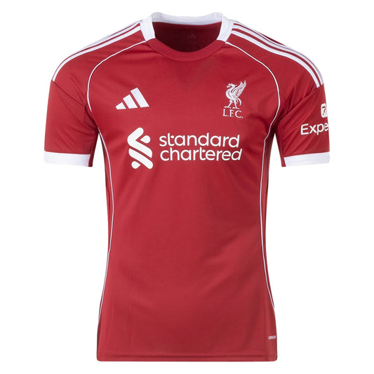 Men's Replica adidas Liverpool Home Jersey 25/26