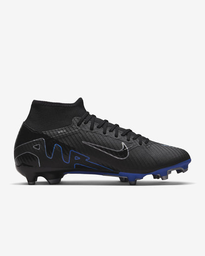 Nike Air Zoom Superfly 9 Academy FG/MG Soccer Cleat - Black/Hyper Royal/Chrome