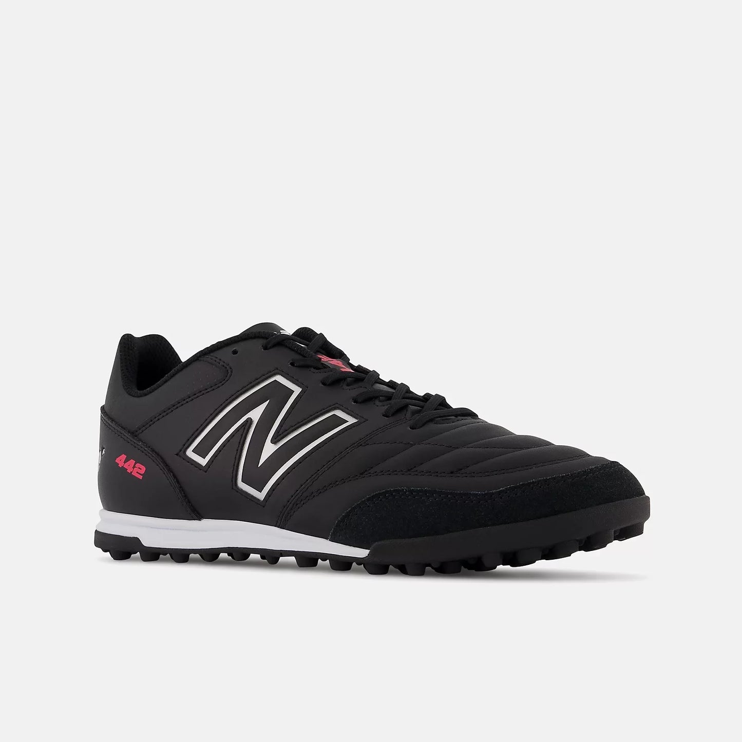 New Balance 442 V2 Team TF Turf Soccer Cleats- Black/White