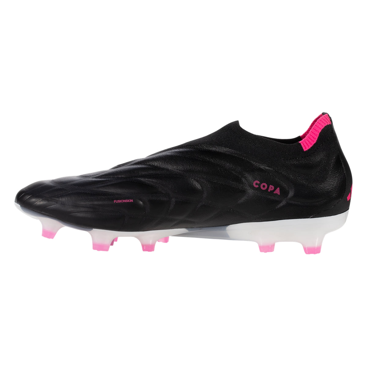 adidas Copa Pure+ FG Soccer Cleats - Black/Metallic/Pink