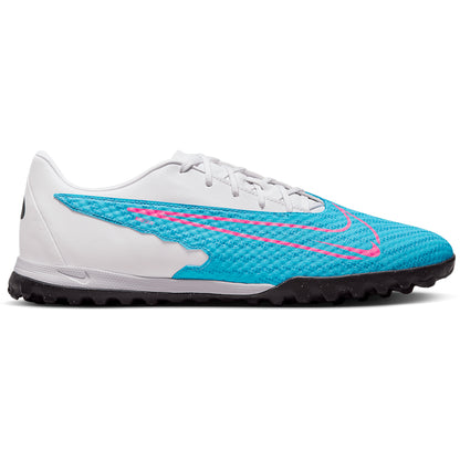 Nike Phantom GX Academy TF  Artificial Turf Soccer Shoe - Baltic Blue/Pink Blast-White