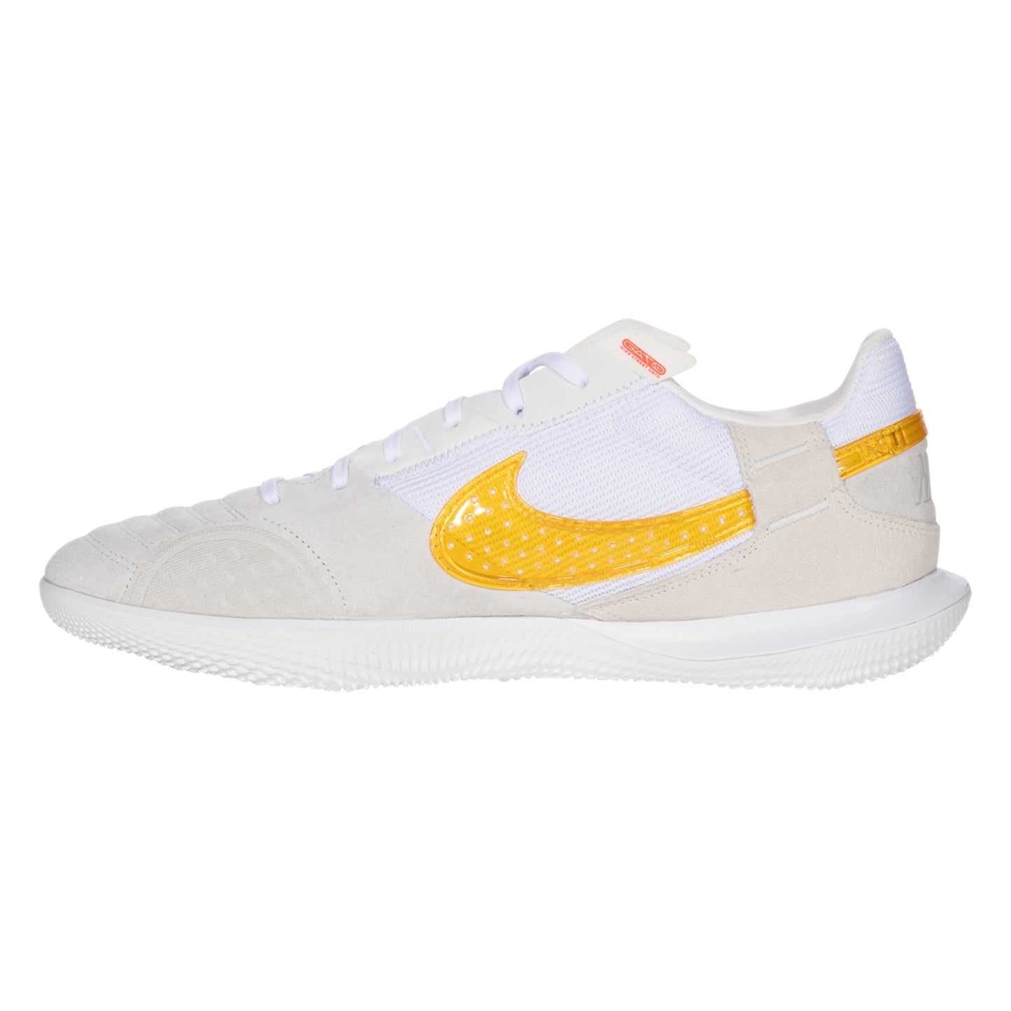 Nike StreetGato Indoor Soccer Shoe- Summit White / University Gold