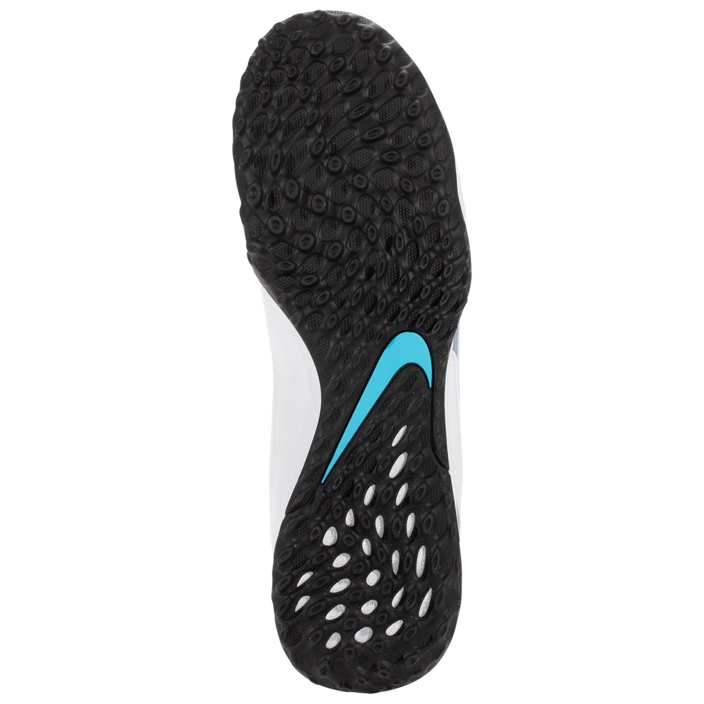 Nike Tiempo Legend 9 Academy TF Artificial Turf Soccer Shoe - White/Black/Blue/Pink