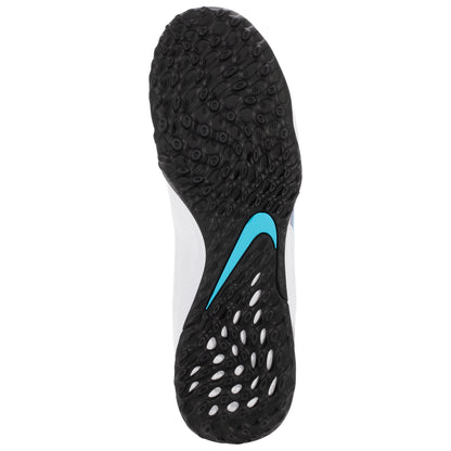 Nike Tiempo Legend 9 Academy TF Artificial Turf Soccer Shoe - White/Black/Blue/Pink