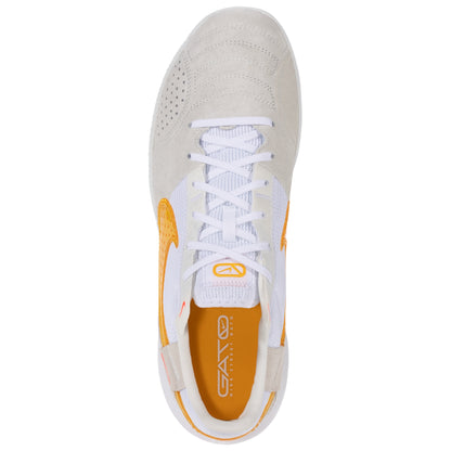 Nike StreetGato Indoor Soccer Shoe- Summit White / University Gold