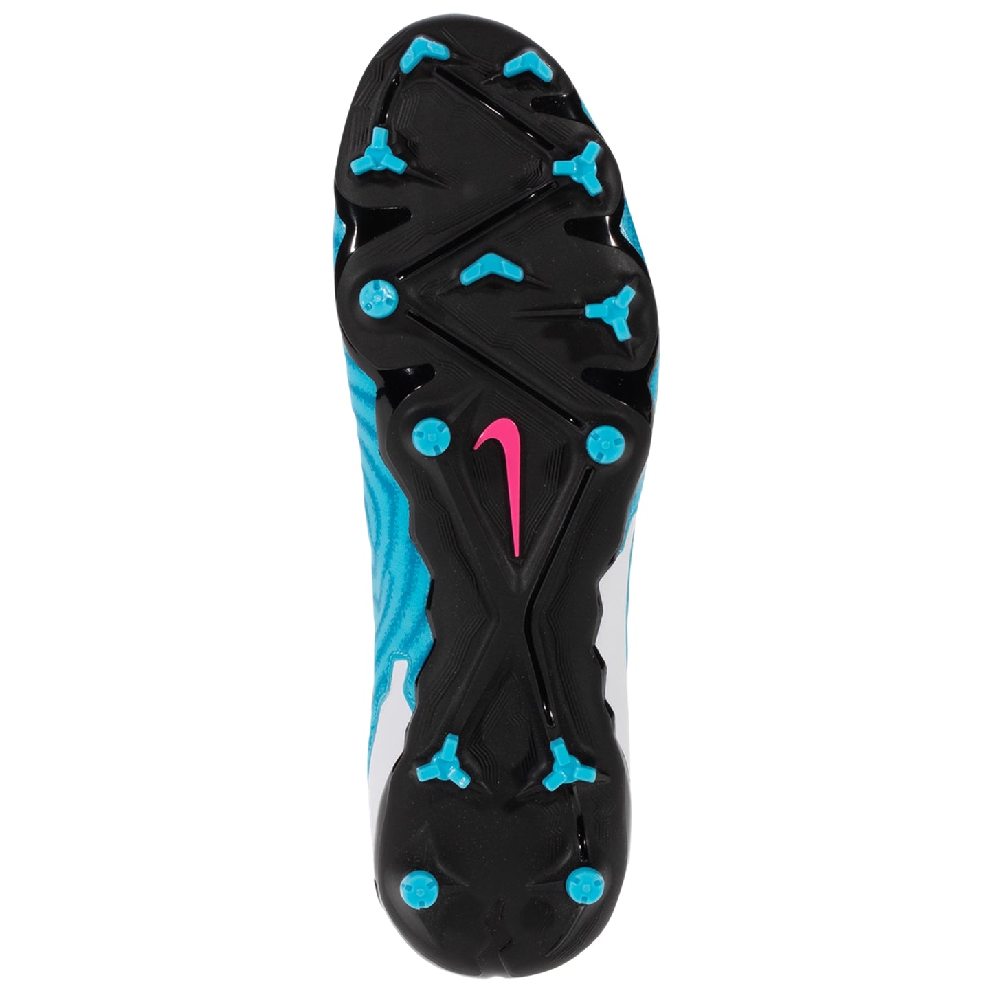 Nike Phantom GX Pro FG Firm Ground Soccer Cleats - Blue/Pink/White/Black