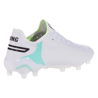 Puma King Ultimate FG/AG Firm Ground Soccer Cleat - White/Black/Yellow/Peppermint